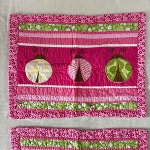 Lot of 2 Circo Ladybug Floral Standard Size Pillow Cases